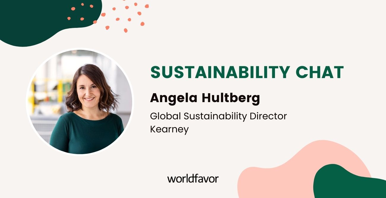 Sustainability Chat with Angela Hultberg, Global Sustainability Director at Kearney