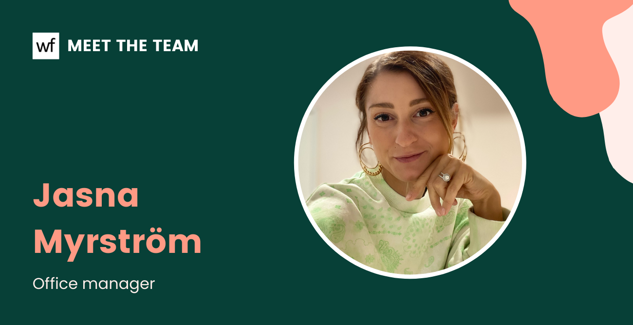 Meet the team: Jasna Myrström