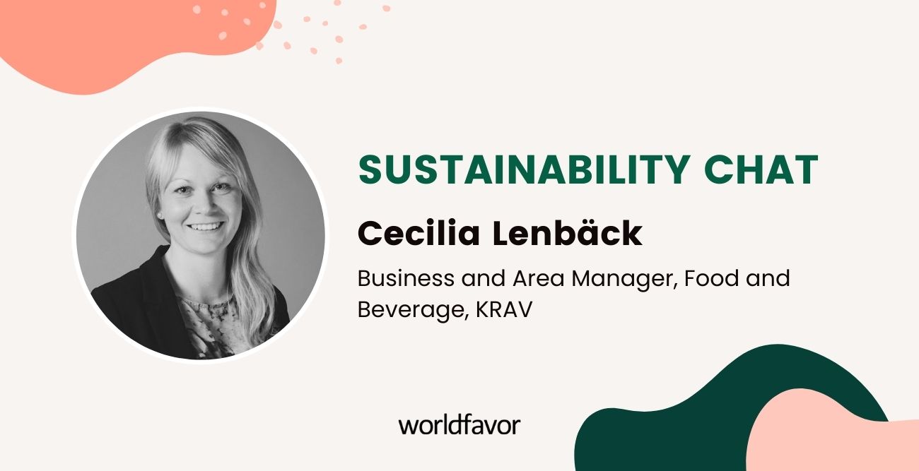 Sustainability Chat with Cecilia Lenbäck, Manager of Food & Beverage at KRAV