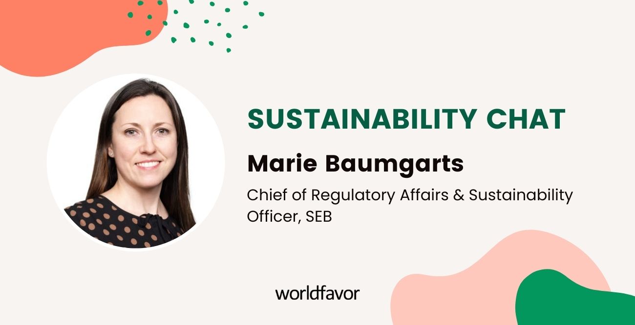 Sustainability Chat with Marie Baumgarts at SEB