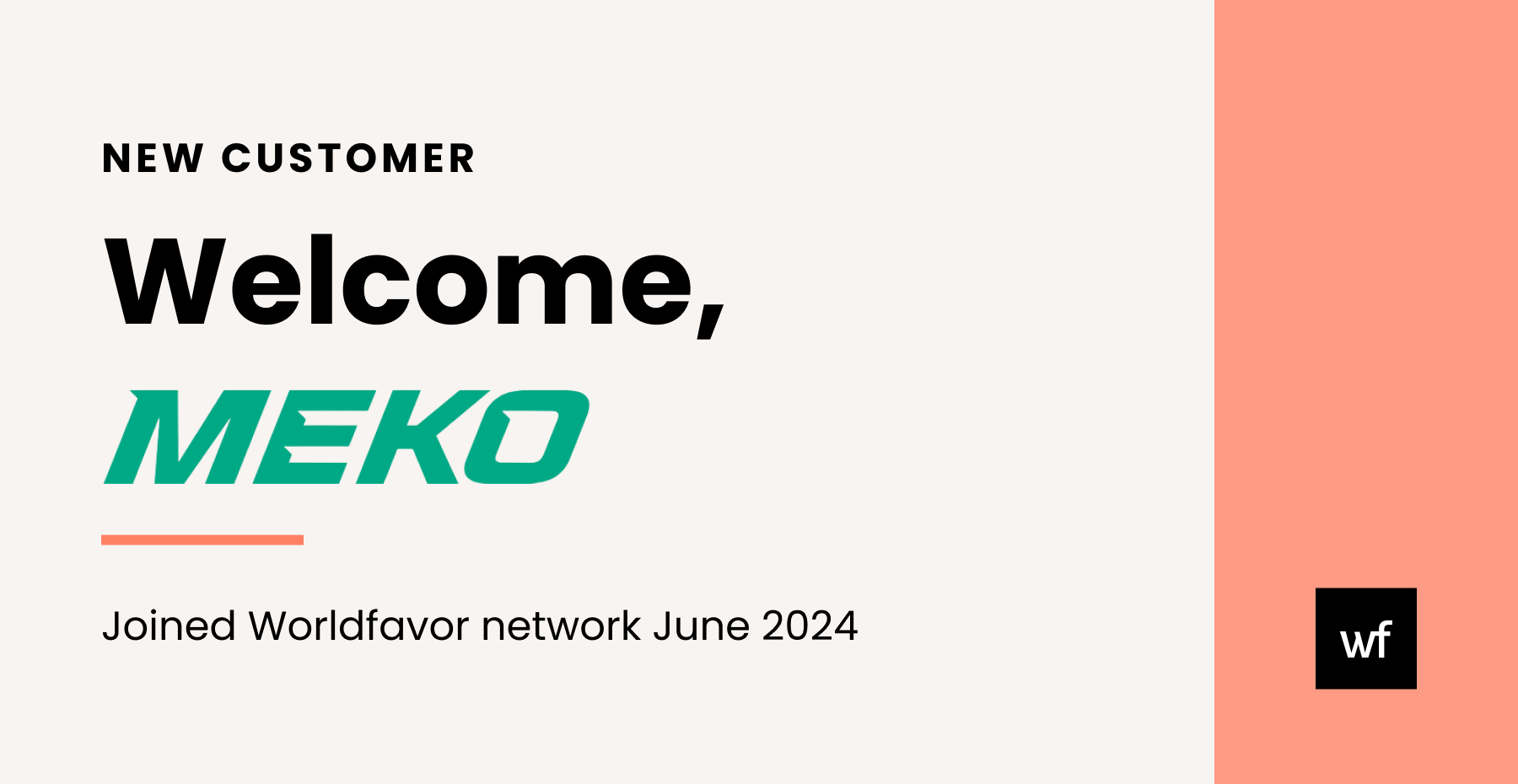 MEKO partners with Worldfavor to enhance supply chain transparency