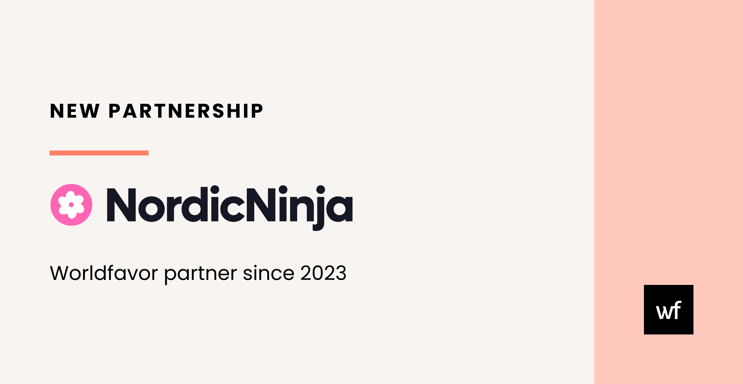 Worldfavor is establishing a strategic partnership with NordicNinja VC