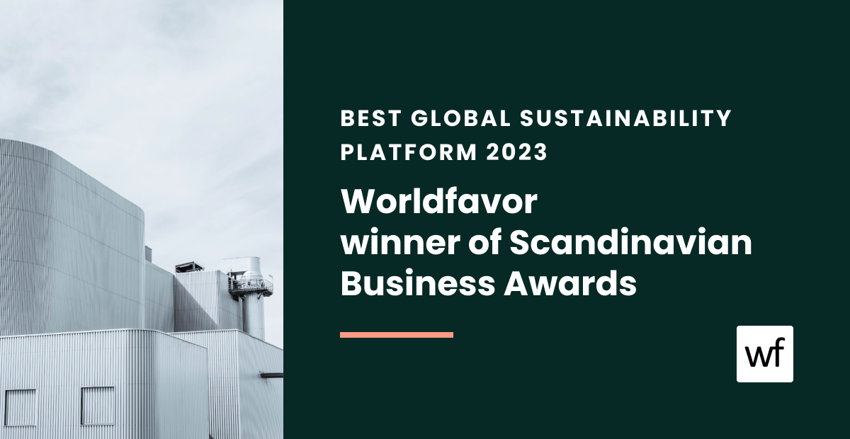 Worldfavor is one of the 2023 winners of Scandinavian Business Awards