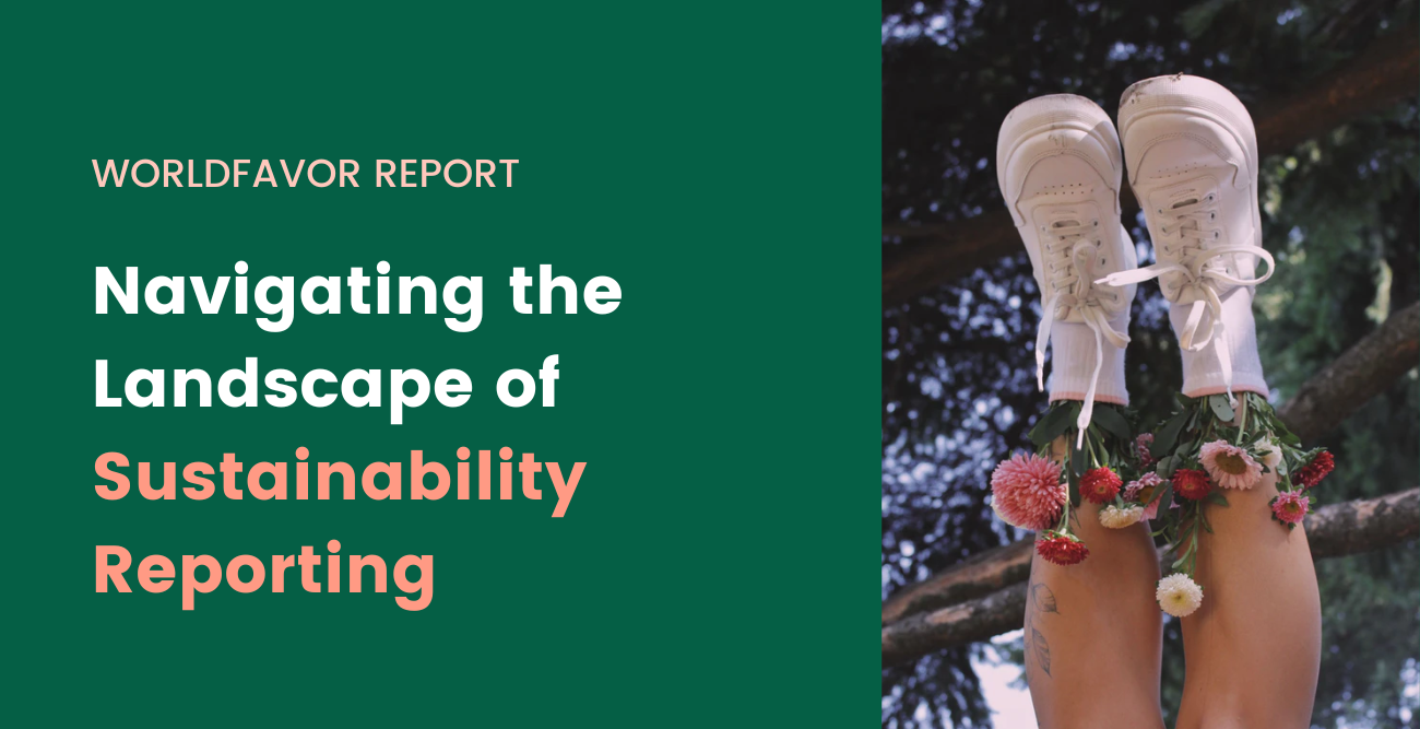 Worldfavor report - Navigating the Landscape of Sustainability Reporting